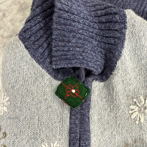 Vintage Tiara International Christmas Sweater sz L - Picture 8 of 8